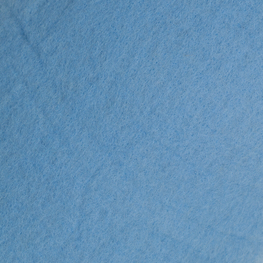 Merino Wool Pre Felt Sheet 21 Micron Sky Fibrecraft