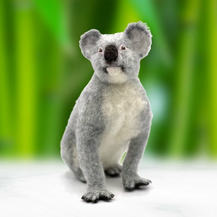 Koko The Koala Needle Felting Kit Fibrecraft