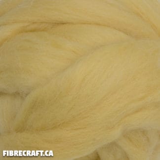 Merino Roving - 21 Micron - Light Yellow