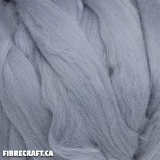 Merino Wool Roving - 26 Micron - Grey